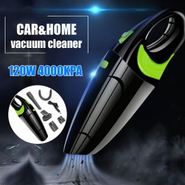 Car Vacuum Cleaner 120W Portable Handheld Vacuum Cleaner Cordless Wet and Dry Dual Use Home Car Vacuum Aspirateur Voiture