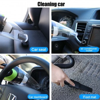 Car Vacuum Cleaner 120W Portable Handheld Vacuum Cleaner Cordless Wet and Dry Dual Use Home Car Vacuum Aspirateur Voiture