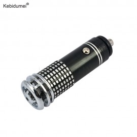 kebidumei Mini Air Purifier Vehicle Air Purifier 12V Auto Car Fresh Air Anion Ionic Purifier Oxygen Bar Ozone Ionizer Cleaner