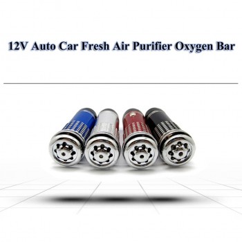 kebidumei Mini Air Purifier Vehicle Air Purifier 12V Auto Car Fresh Air Anion Ionic Purifier Oxygen Bar Ozone Ionizer Cleaner