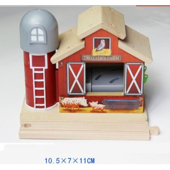 EDWONE All Kinds Train Garage Air Staion Wood Track Thomas Wooden Train Track Railway Accessories Toy Xmas Gift Thomas