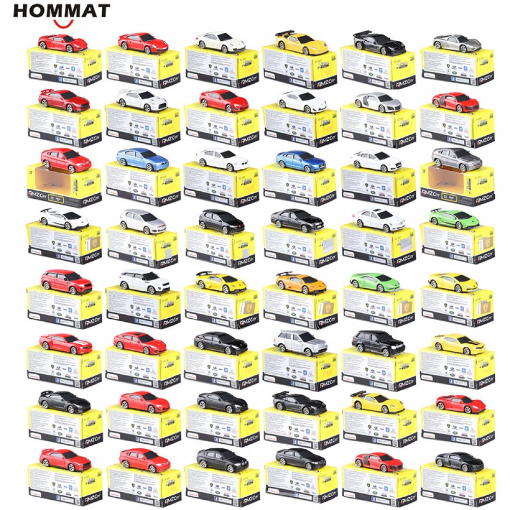 HOMMAT Simulation 1:64 RMZ City Model Car Toy Alloy Diecast Vehicle Toy Car Model Toys For Children Christmas Gift Random Colour