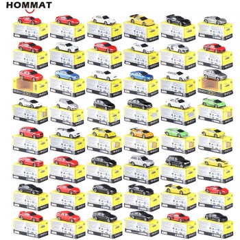 HOMMAT Simulation 1:64 RMZ City Model Car Toy Alloy Diecast Vehicle Toy Car Model Toys For Children Christmas Gift Random Colour