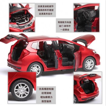 1:32 Toy Car Honda Fit Metal Toy Alloy Car Diecasts amp; Toy Vehicles Car Model Wolf Warriors Model Car Toys For Children