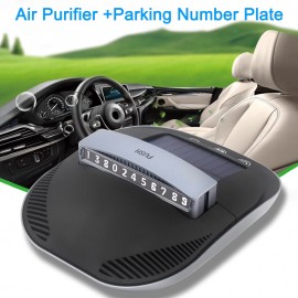 Car Air Purifier Plus Parking Number Plate Smart Touch Removes Cigarette Smoke Dust Frost Germs Food Odors for Car amp; Home