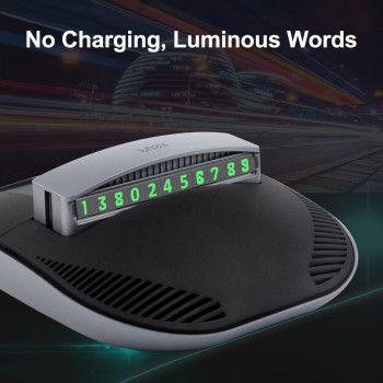 Car Air Purifier Plus Parking Number Plate Smart Touch Removes Cigarette Smoke Dust Frost Germs Food Odors for Car amp; Home