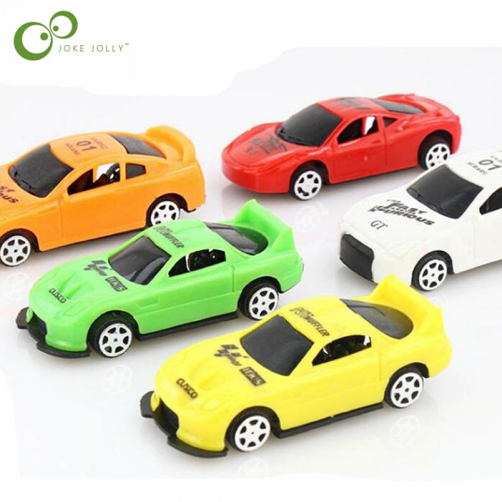 5pcs/lot Pull Back Car Toys Car Children Racing Car Baby Mini Cars Cartoon Pull Back Kids Toys For Children Boy Gifts WYQ