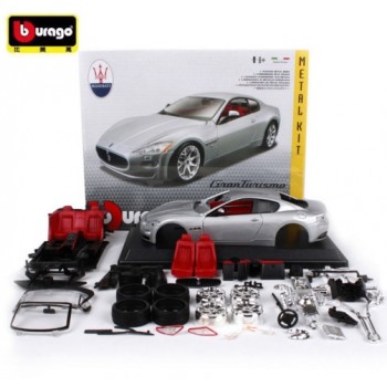 Maisto Bburago 1:24 Maserati GT Gran Turismo Assembly DIY Racing Diecast Model Kit Car Toy Kids Toys Original Box Free Shipping