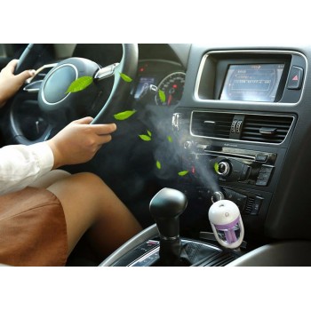 Car Air Humidifier Aroma Diffuser Mini Air Purifier Aromatherapy Essential Oil Diffuser Portable Mist Maker Fogger