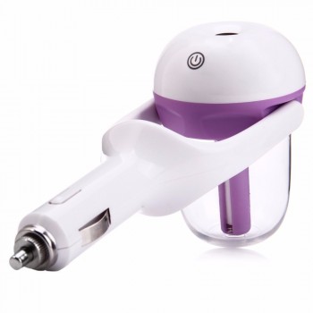 Car Air Humidifier Aroma Diffuser Mini Air Purifier Aromatherapy Essential Oil Diffuser Portable Mist Maker Fogger