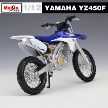 New 1:12 Scale YAMAHA YZ450F Metal Diecast Model Motorcycle Motorbike Racing Cars Toys Vehicle Moto GP Collection For Boys Gifts