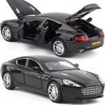 1/32 Aston Martin One-77 Metal Toy Cars Diecast Scale Model With Pull Back Function/Music/Light/Openable Door Kids Present Toys