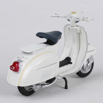 Maisto 1:18 vespa 125 gt 1966 white motorcycle diecast old motorcycle model women motorbike shape as gift for car fans 05082