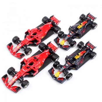 1:43 Scale BBurago F1 formula one Racer RB13 SF71H SF70H No.5 Kimi No.5 Sebastian Vettel diecast Sebastian model car toys 2018