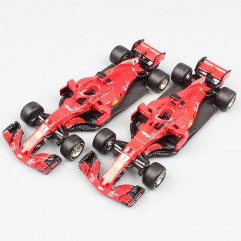 1:43 Scale BBurago F1 formula one Racer RB13 SF71H SF70H No.5 Kimi No.5 Sebastian Vettel diecast Sebastian model car toys 2018