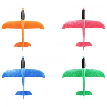 36CM Hand Throw Flying Glider Planes Foam Aircraft Model EPP Resistant Breakout Aircraft Party Game Children Outdoor Fun Toys