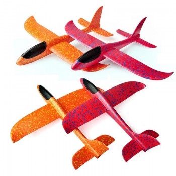 36CM Hand Throw Flying Glider Planes Foam Aircraft Model EPP Resistant Breakout Aircraft Party Game Children Outdoor Fun Toys