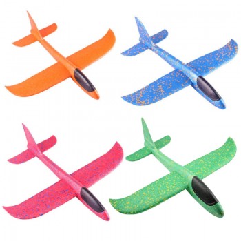 36CM Hand Throw Flying Glider Planes Foam Aircraft Model EPP Resistant Breakout Aircraft Party Game Children Outdoor Fun Toys
