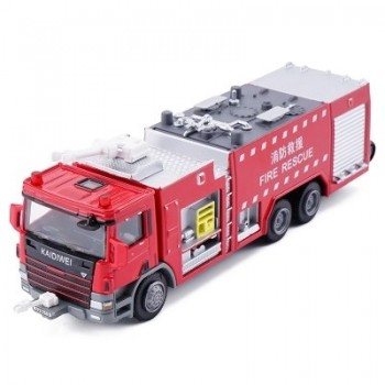 1:50 alloy engineering vehicles,high simulation Fire truck,fire ladder,climbing car,childrens educational toys,free shipping