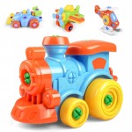 Children DIY Disassembling Plane Car Building Blocks Model Tool with Screwdriver Assembled Educational Toys NSV775