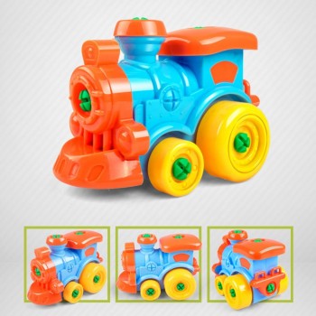 Children DIY Disassembling Plane Car Building Blocks Model Tool with Screwdriver Assembled Educational Toys NSV775