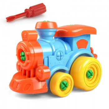 Children DIY Disassembling Plane Car Building Blocks Model Tool with Screwdriver Assembled Educational Toys NSV775