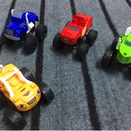 6pcs Childrens Toy Car Russia Miracle Blaze The Monster Machines Vehicle Car Super Stunts Blaze Toys for Children 2A017