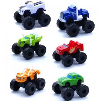 6pcs Childrens Toy Car Russia Miracle Blaze The Monster Machines Vehicle Car Super Stunts Blaze Toys for Children 2A017