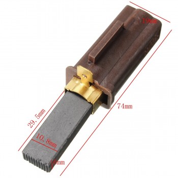 1Pc Vacuum Cleaner Motor Carbon Brush For Numatic NRV200 Henry HVR200 Replacement Metal Plastic