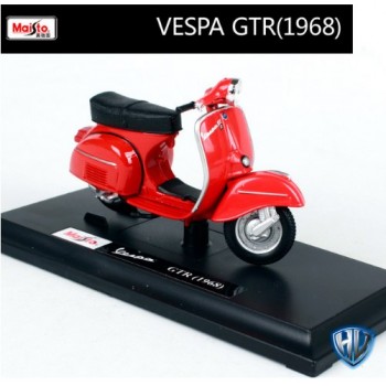 Maisto New 1:18 PIAGGIO Vespa Alloy Motorcycle Diecast Model Toy For Kids Birthday Gift Toys Collection Original Box