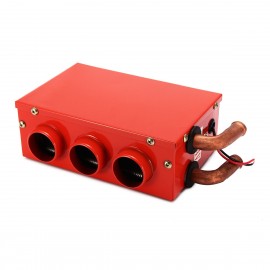 12V 24W Universal Portable Car Heater Auto Van Heating Air Heater Compact Defroster Demister Car Electrical Appliances Red