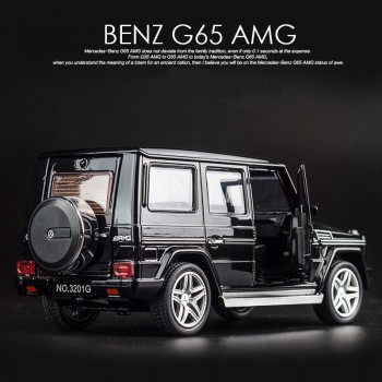 Benz G65 SUV Jeep AMG Toy Car Alloy Model Car Openable Sound Light Pull Back 1:32 Car Model boy Gift toys for children g53 g500