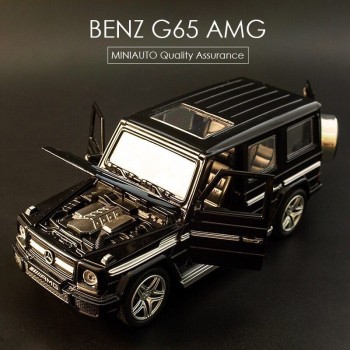 Benz G65 SUV Jeep AMG Toy Car Alloy Model Car Openable Sound Light Pull Back 1:32 Car Model boy Gift toys for children g53 g500