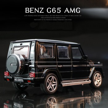 Benz G65 SUV Jeep AMG Toy Car Alloy Model Car Openable Sound Light Pull Back 1:32 Car Model boy Gift toys for children g53 g500