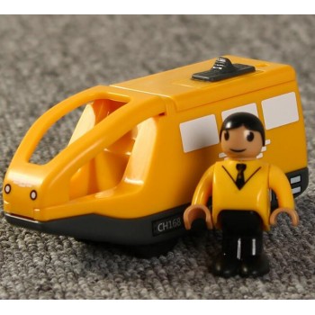 Childrens Toys Electric Train Locomotive Magnetic Connector Battery Operated Toy Trains Compatible with Brio Trains Gift Boys