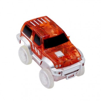 5.2cm Magic Diecasts Electronics LED Car Toys Flashing Lights Kids Christmas Birthday Gift Play with Glow Racing Tracks Together