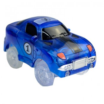 5.2cm Magic Diecasts Electronics LED Car Toys Flashing Lights Kids Christmas Birthday Gift Play with Glow Racing Tracks Together