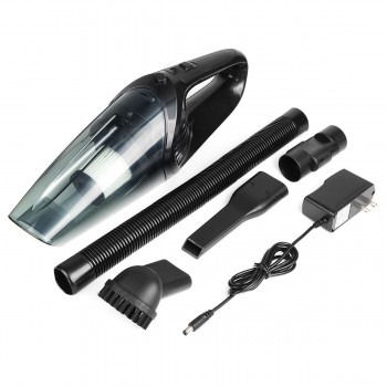 KROAK 120W 220V High Power Rechargeable Car Vacuum Cleaner Dryamp;Wet Dual Use With LED Light ABS Cordless Vacuum Dust Cleaner