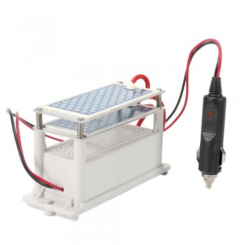 Portable Vehicle 10g/h DC12V Ozone Generator Long Life Ceramic Plate Generator Ozonizer Air Water Air Purifier Car Sterilization