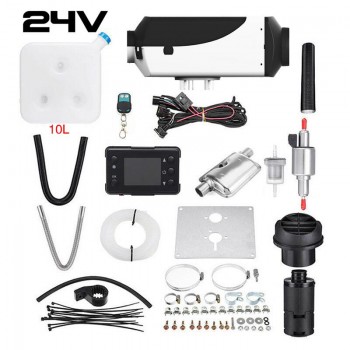 Car Heater 5KW 12V/24V Air Diesels Heater Parking Heater With LCD Monitor Remote Control For RV Motorhome Trailer Trucks Boats