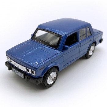 Lada 2106 Model Car 1: 36 Scale  Diecast Car, Alloy Vehicle Toys for Kids Boys, Metal Model With Openable Door/Sound/Light/Pull