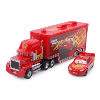Cars Disney Pixar Cars 2 3 Toys Lightning McQueen Jackson Storm Cruz Mack Uncle Truck 1:55 Diecast Model Car Toys For Children