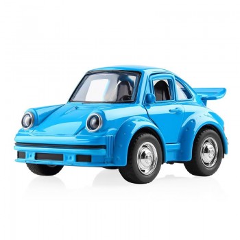 DODOELEPHANT Alloy Car Toy Vehicles Acousto-optic Toys Mini Pull Back Car Metal Diecasts Vehicle Toys For Boys Birthday Gift