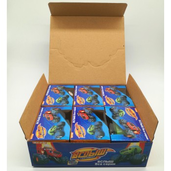 6pcs/set Blaze Car toys Russian Crusher Truck Vehicles Figure Blaze Toy blaze the monster machines birthday Gifts For Kids Y03
