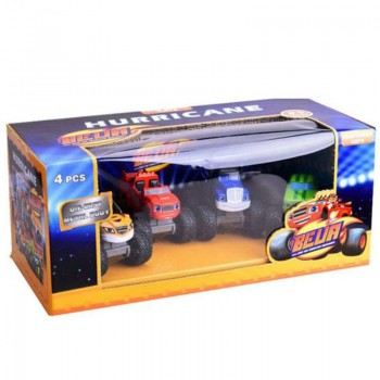 6pcs/set Blaze Car toys Russian Crusher Truck Vehicles Figure Blaze Toy blaze the monster machines birthday Gifts For Kids Y03