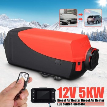 Car Heater 5KW 12V Air Diesels Heater Parking Heater With Remote Control LCD Monitor for RV Motorhome Trailer Trucks Boats