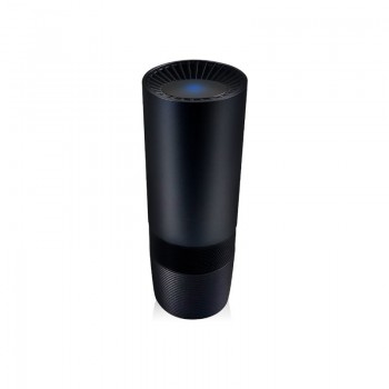 GIAHOL Mini Portable Intelliget Car Air Purifier USB HEPA Fresh Air Negative Ion Cleaner Oxygen Removes PM2.5 Smoke Odors Black