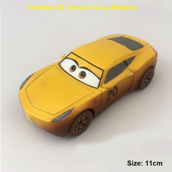 Disney Pixar Cars 3 Metal Crazy Crashed Party Lightning McQueen Car Toys  Dinoco Cruz Ramirez Mater Toy Car Gift For Children