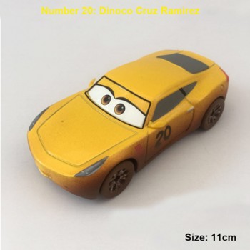 Disney Pixar Cars 3 Metal Crazy Crashed Party Lightning McQueen Car Toys  Dinoco Cruz Ramirez Mater Toy Car Gift For Children