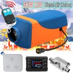 12V 5KW Air Diesels Heater Parking Air Heater 5000W With Remote LCD Digital Display for Boat Motorhome Trailer Silencer For Free
